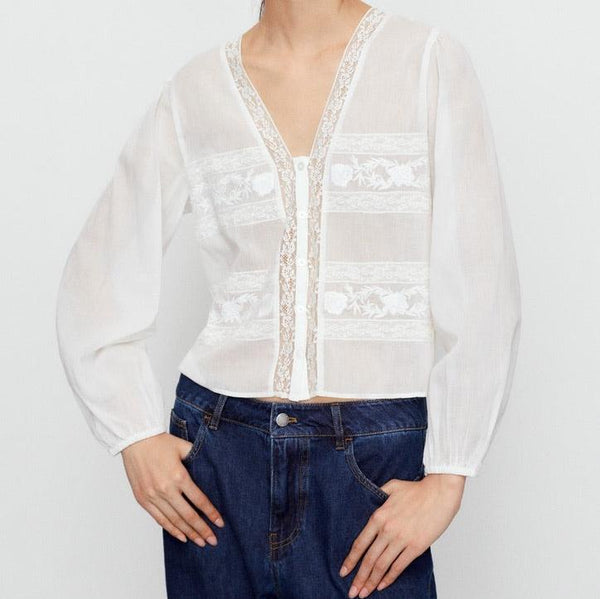 Valeria Shirt in Off White