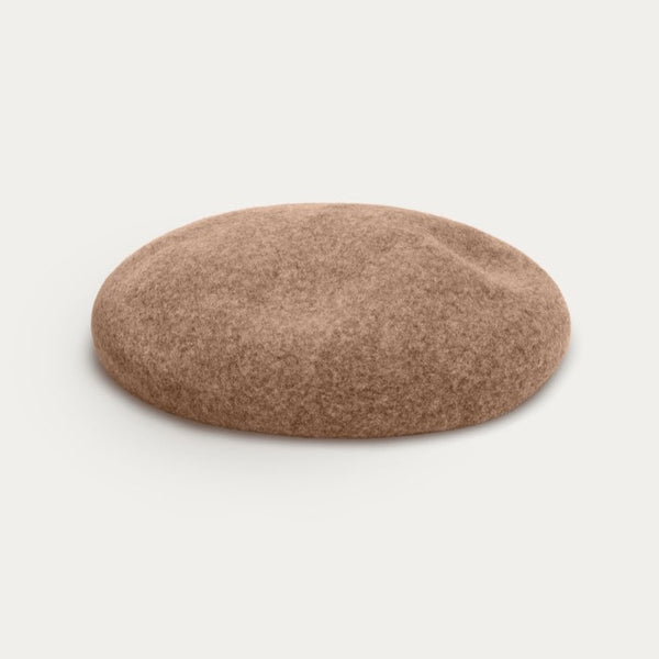YERSE Wool Beret Camel