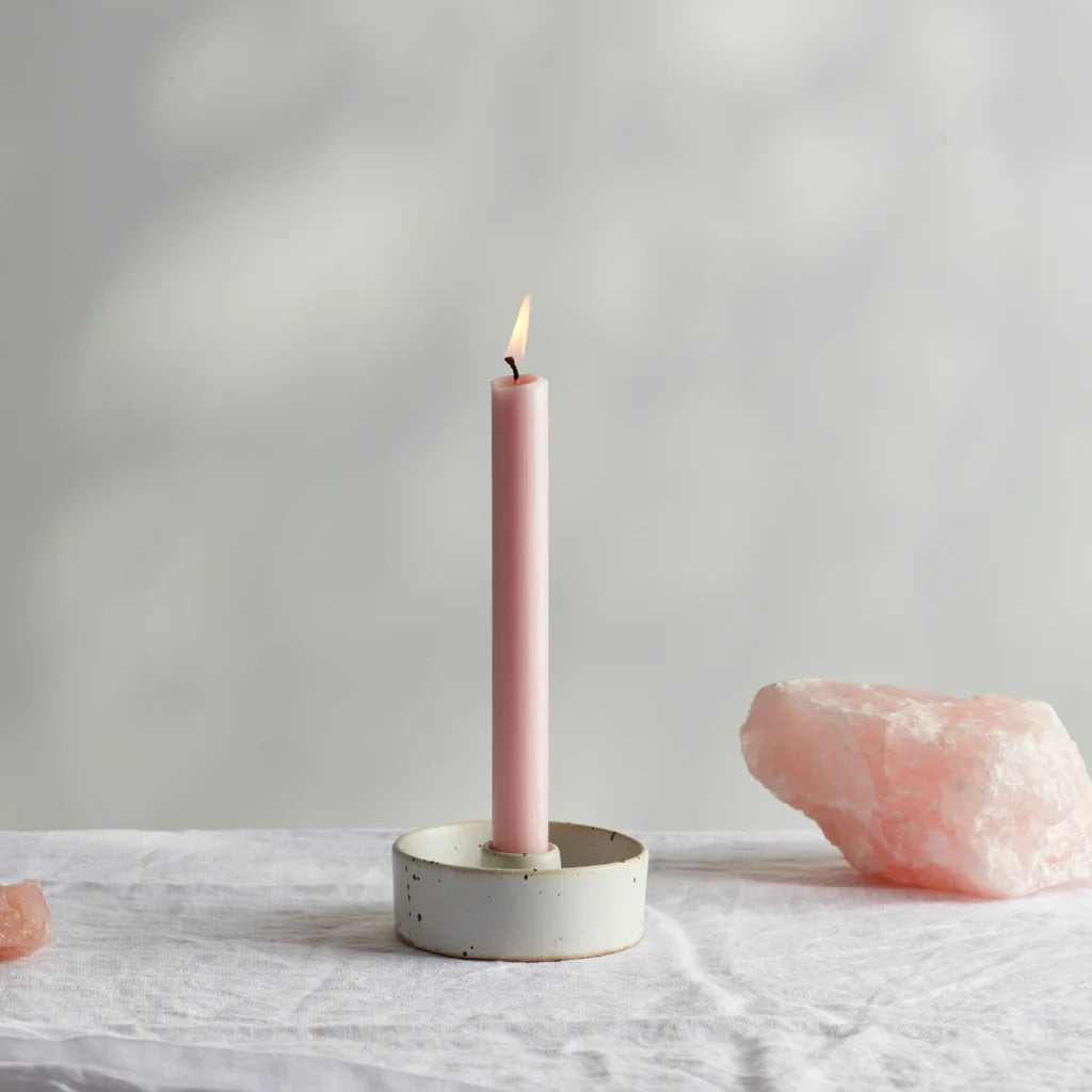 St Eval 7/8" Rose Quartz Dinner Candles Gift Pack
