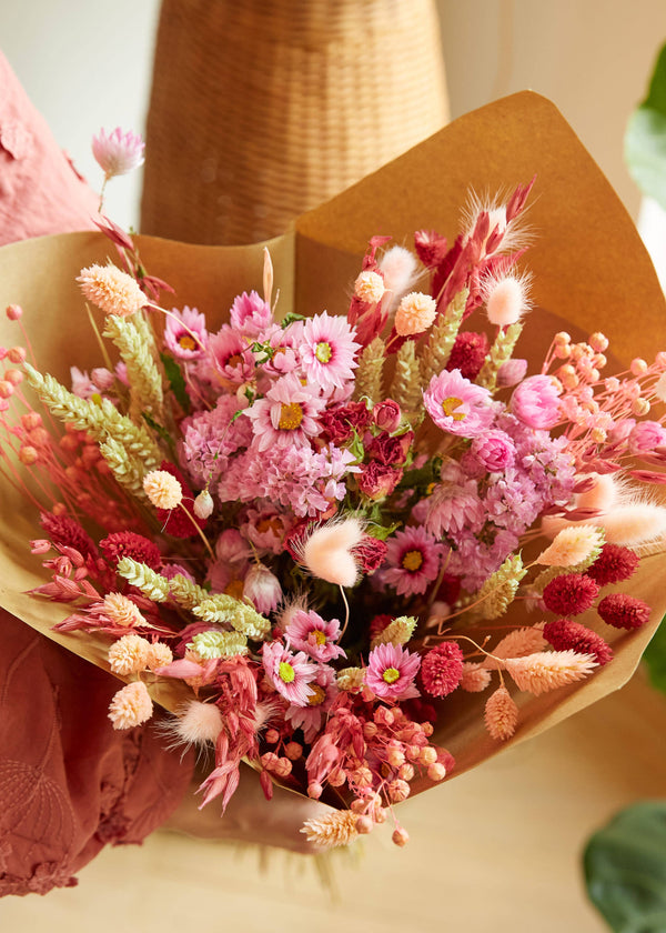 Wildflowers by Floriette Dried Flowers - Classic Mother's Day Bouquet In Sweet Embrace