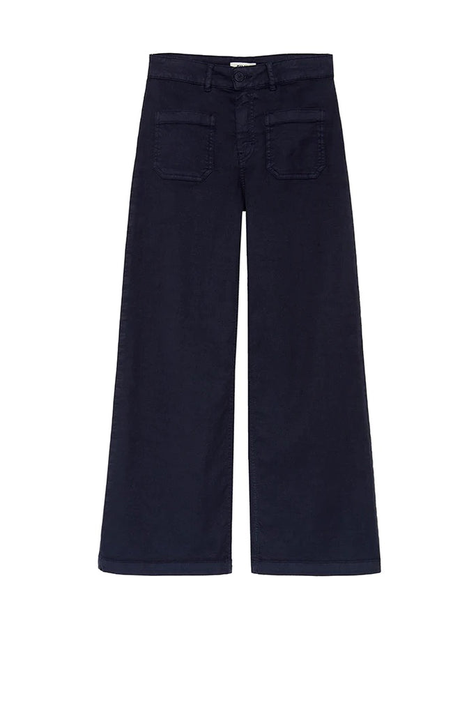 Five Lucia Wide Trousers in Navy