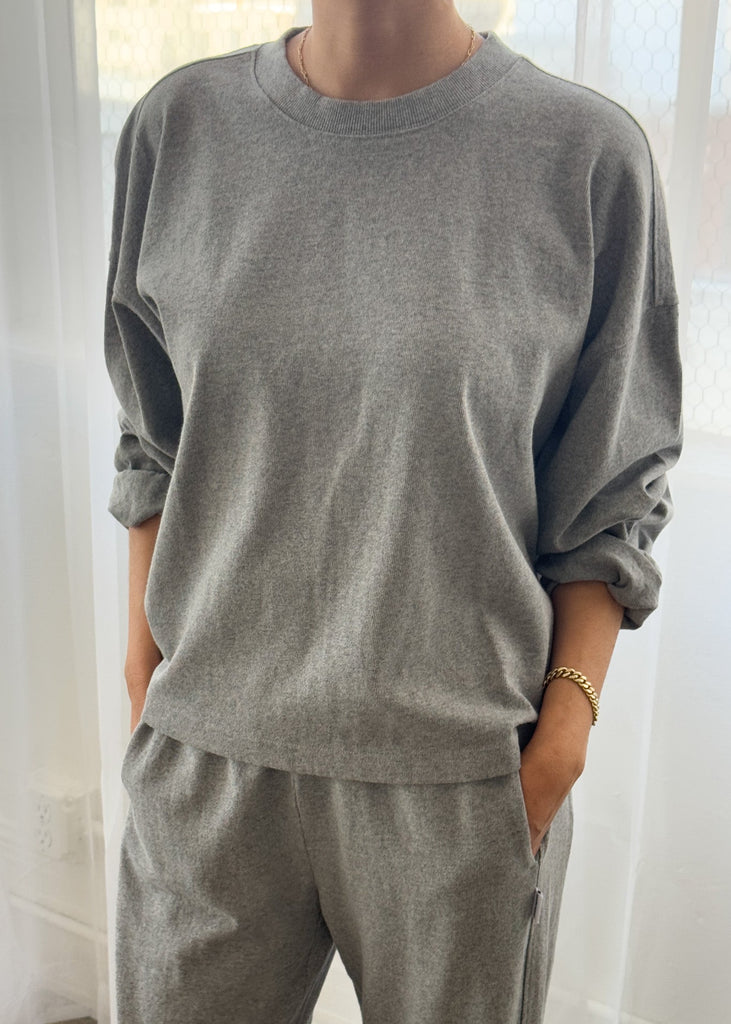 Le Bon Shoppe Naturelle Tee in Heather Grey