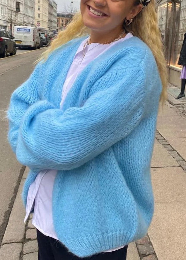 ØST London Smila Cardigan in Sky Blue