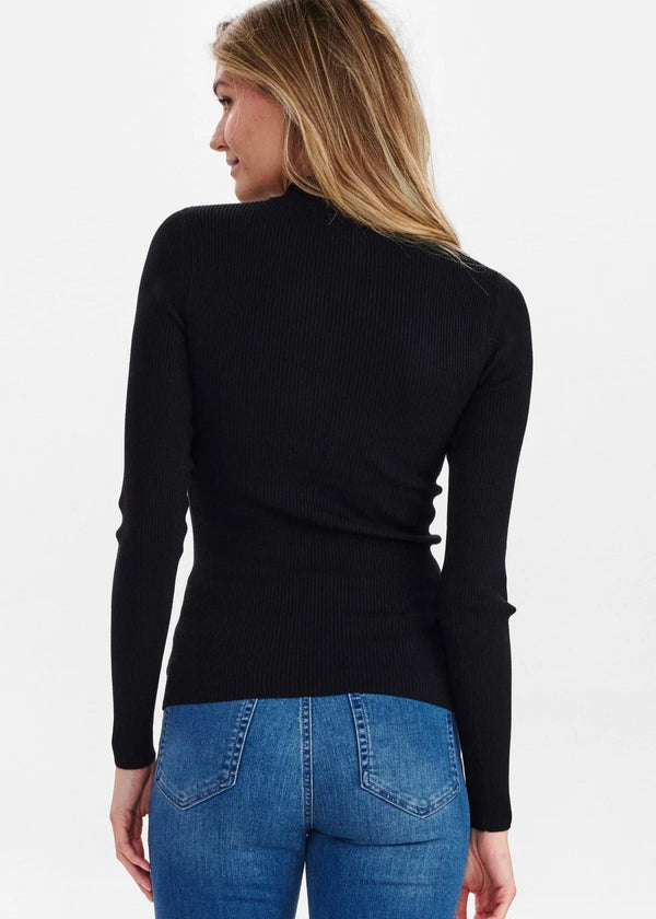 Numph Nubia Pullover in Caviar