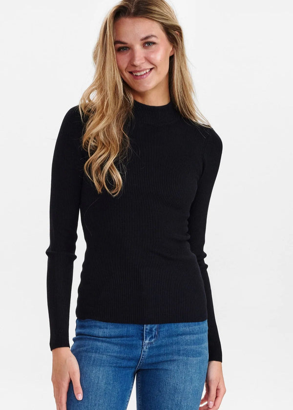 Numph Nubia Pullover in Caviar