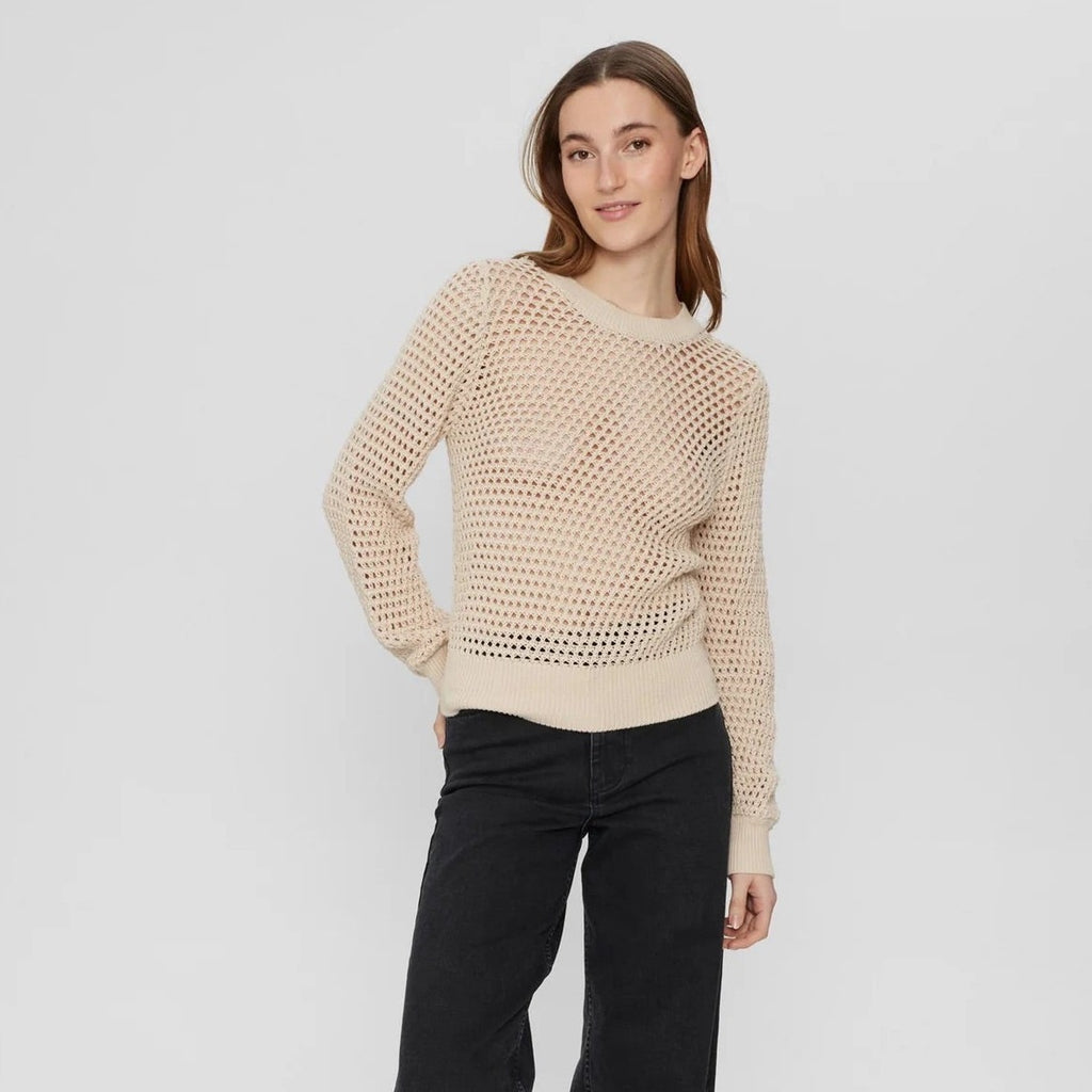 Numph Nusunny Pullover In Sandshell