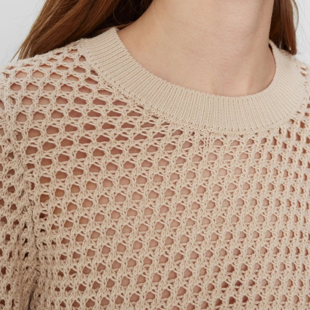 Numph Nusunny Pullover In Sandshell