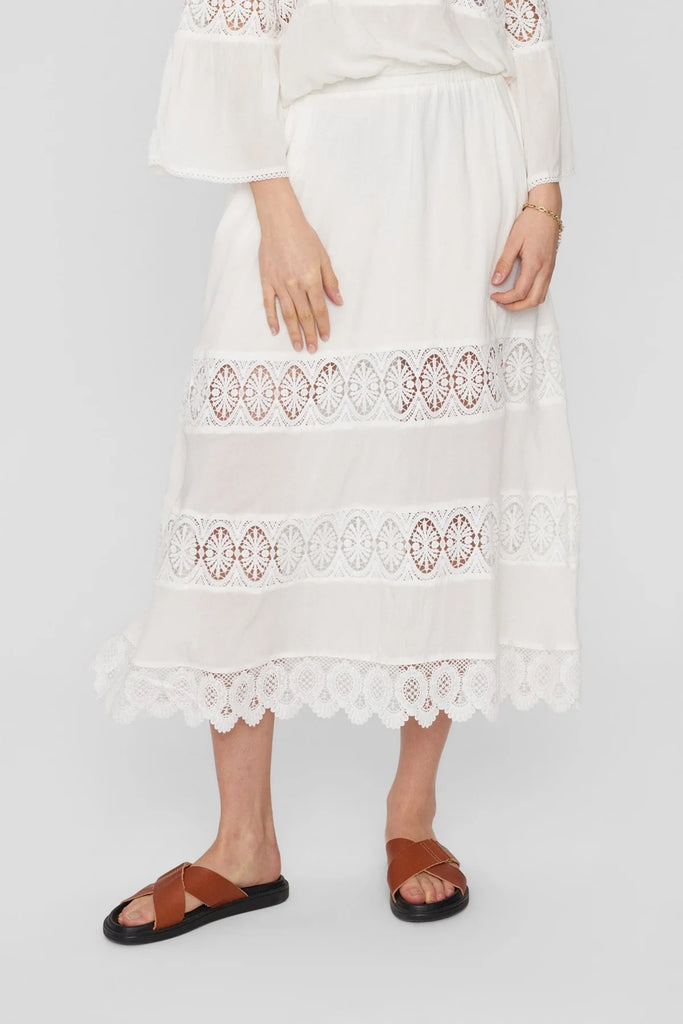 Numph Nugaia Skirt  - Bright White