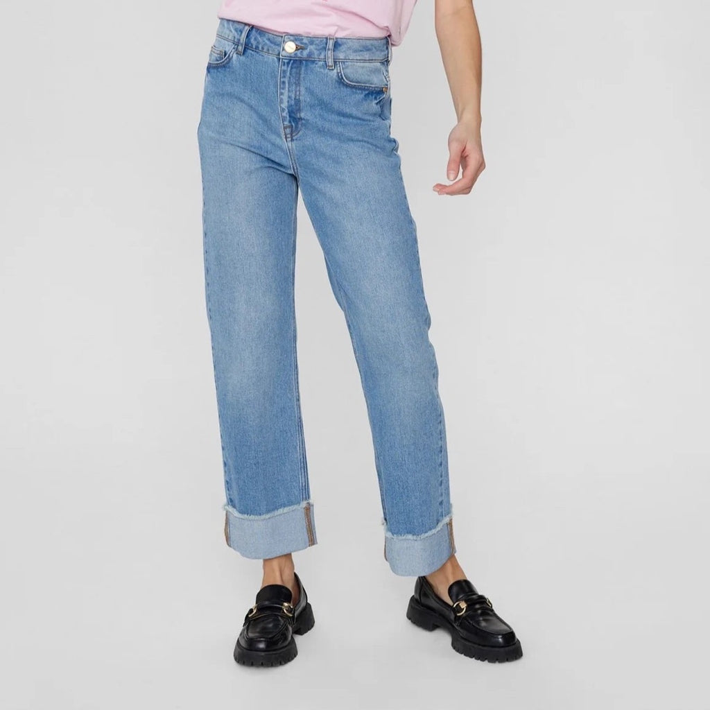 Numph Nutoronto Jeans In Medium Dark Denim