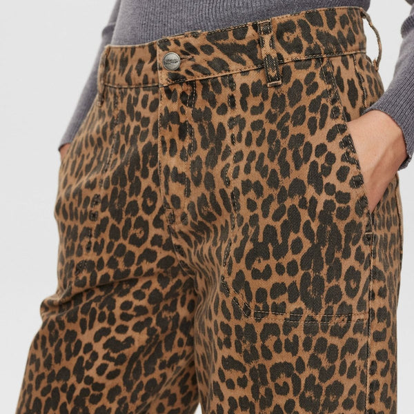 Nugigi Pants in Tigers Eye - Leopard Print Trousers