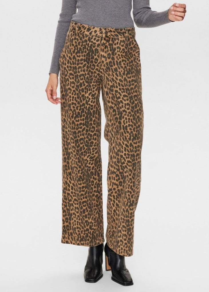 Nugigi Pants in Tigers Eye - Leopard Print Trousers