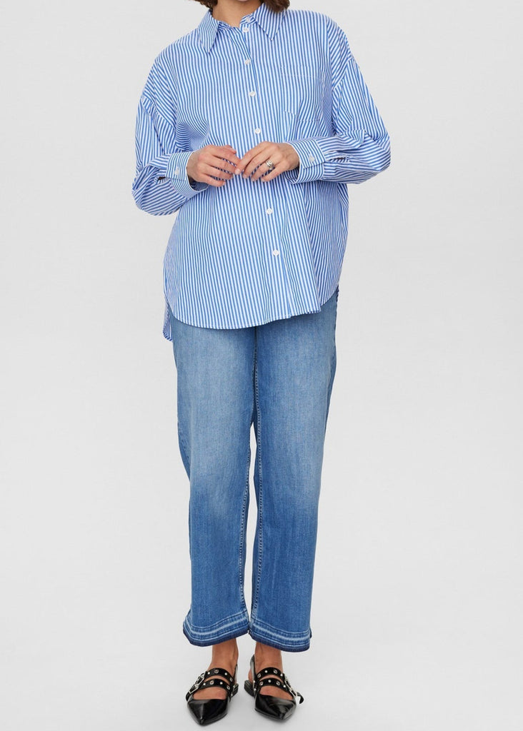 numph Nuhailey Shirt Blue Stripe