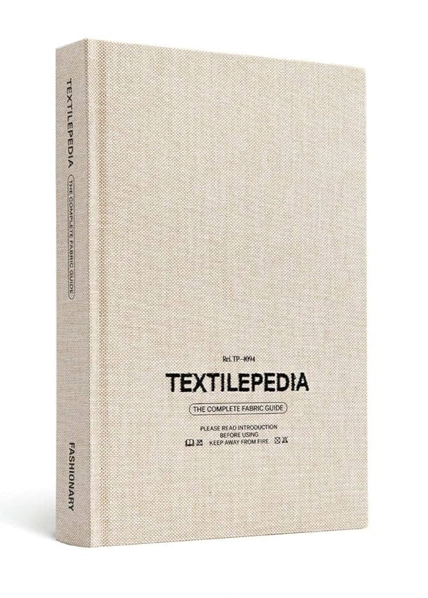 Textilepedia book on a white background