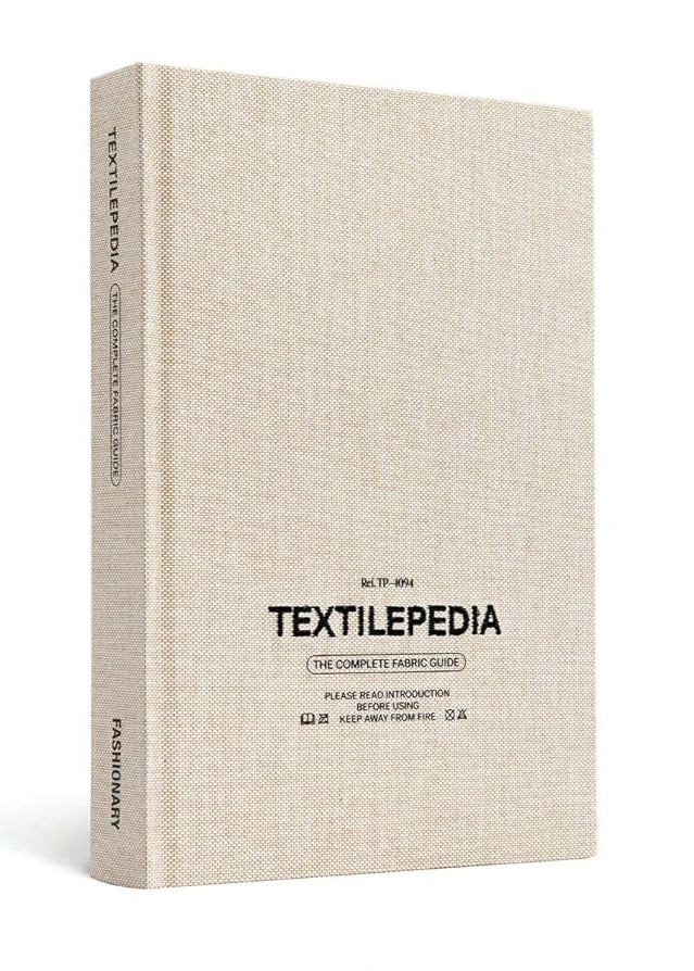 Textilepedia book on a white background