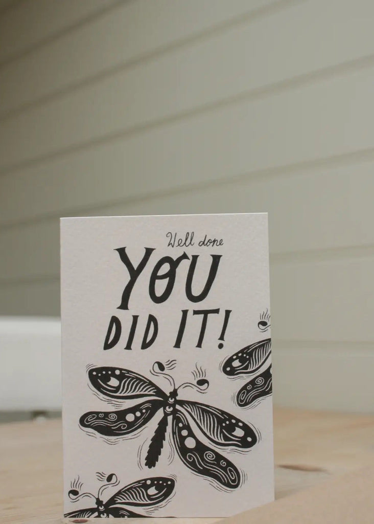 Lauren Marina "you Did It!" Congratulations Card