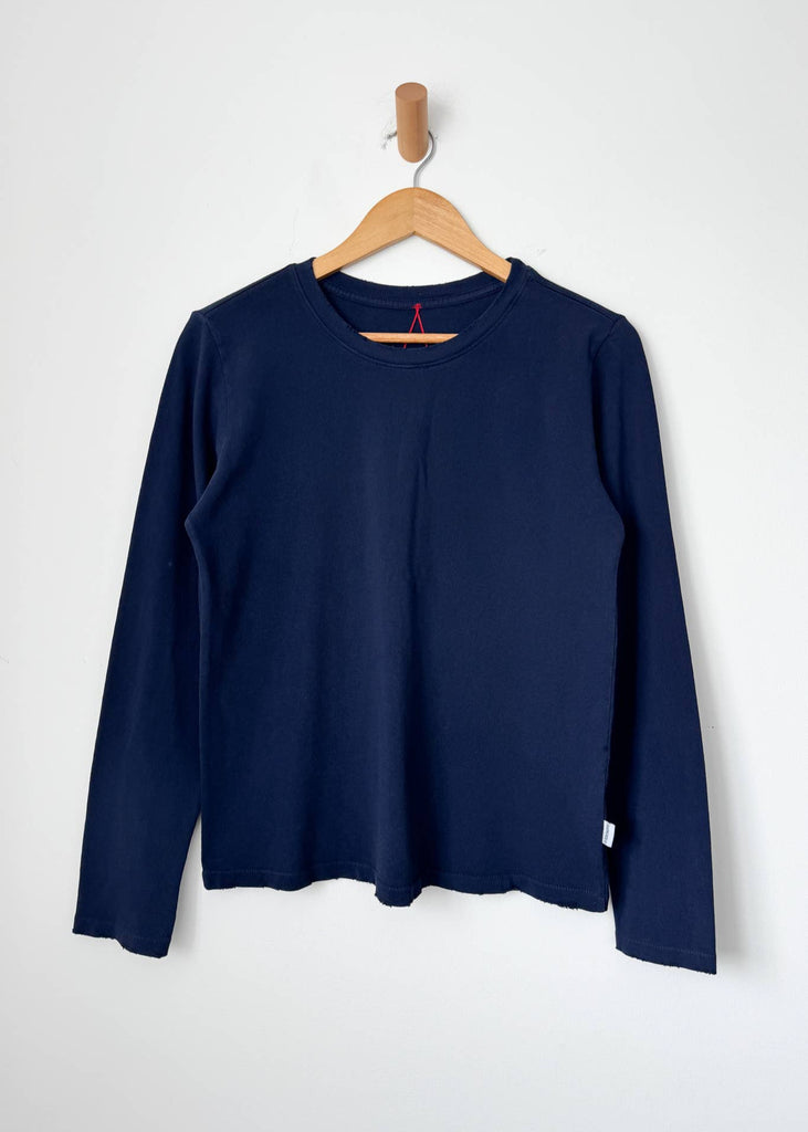 Le Bon Shoppe Everyday Long Sleeve Tee in Navy