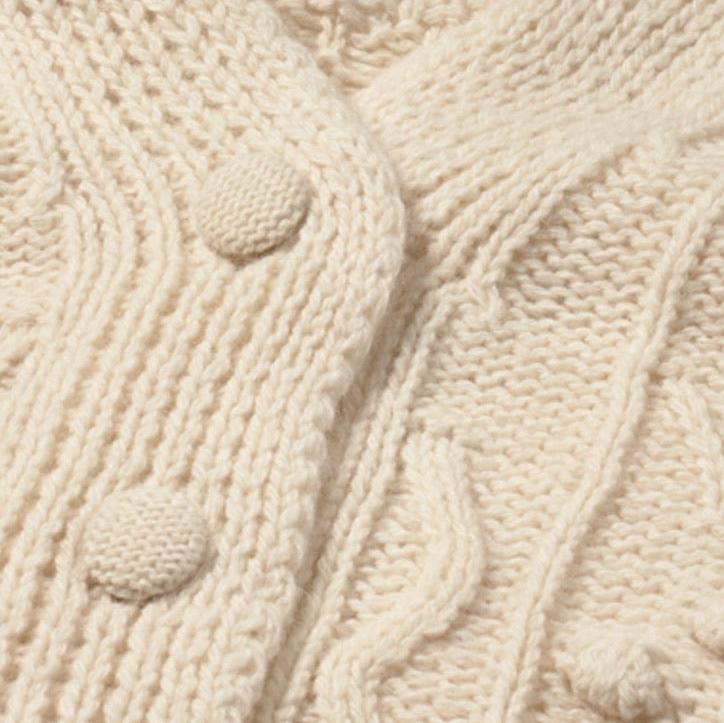 Cottage Cardigan In Ecru