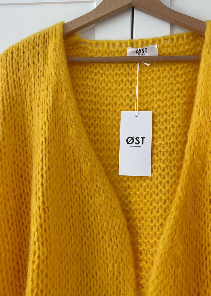 ØST London Smila Cardigan in Mustard