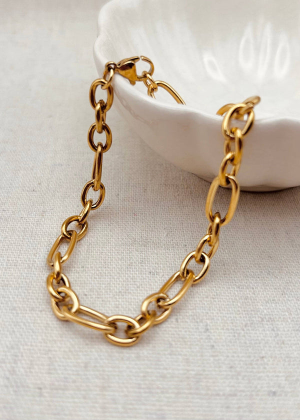Litttle Nell Everyday Gold Chunky Link Bracelet