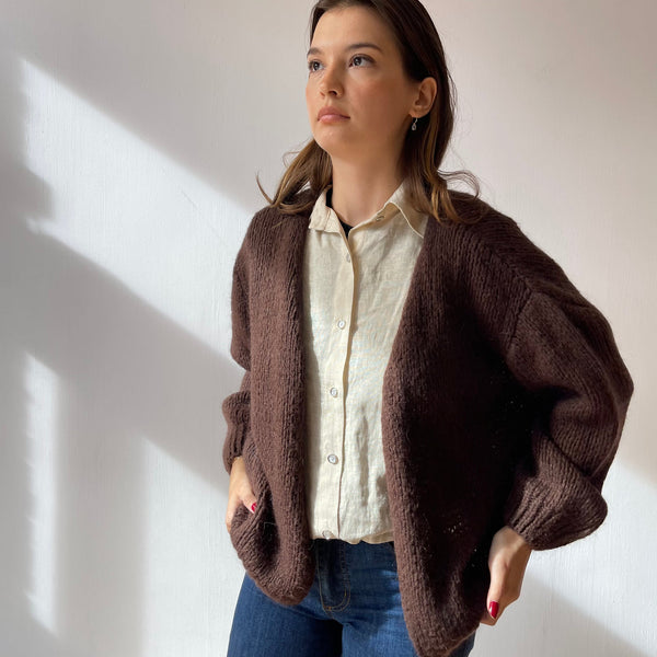 ØST London Smila Cardigan in Brown