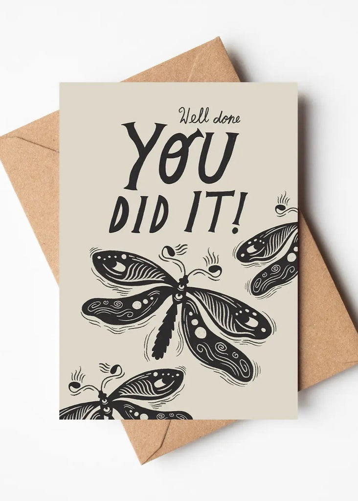 Lauren Marina "you Did It!" Congratulations Card