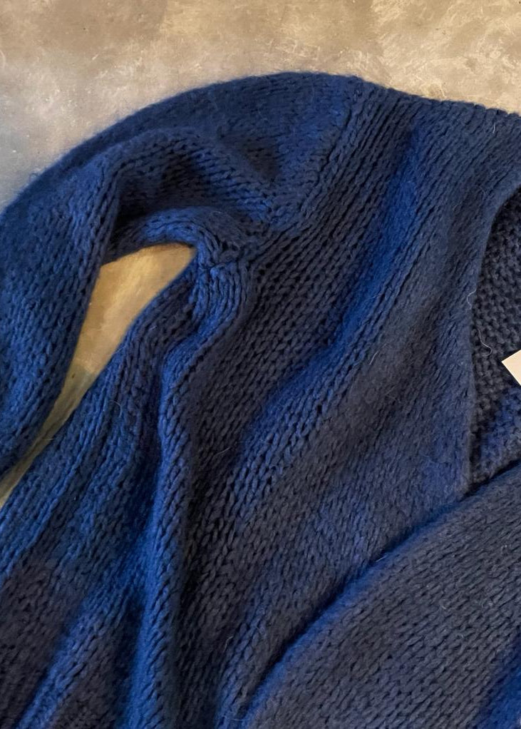 ØST London Smila Cardigan in Petrol Blue