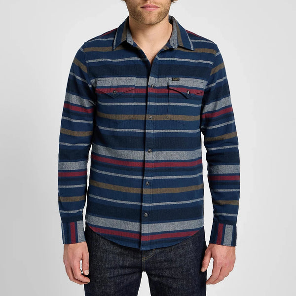 Lee Regular Western Shirt in Mood Indigo