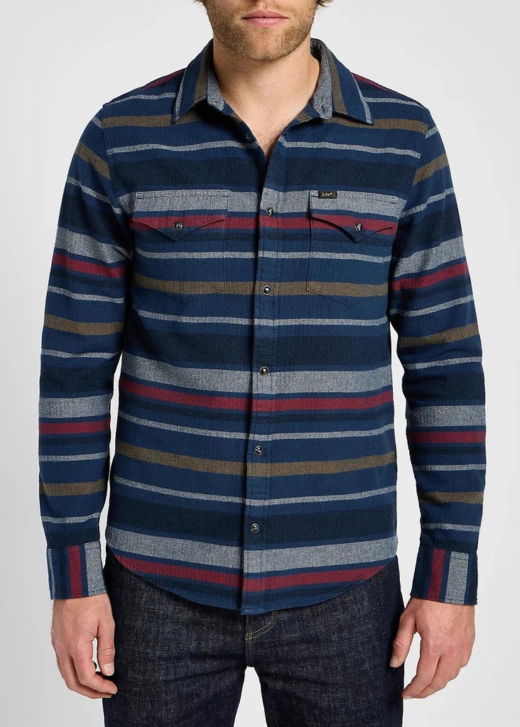 Lee Regular Western Shirt in Mood Indigo