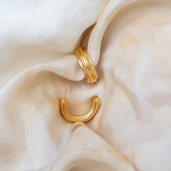 Cabinet Makani Hoop Earrings In Gold