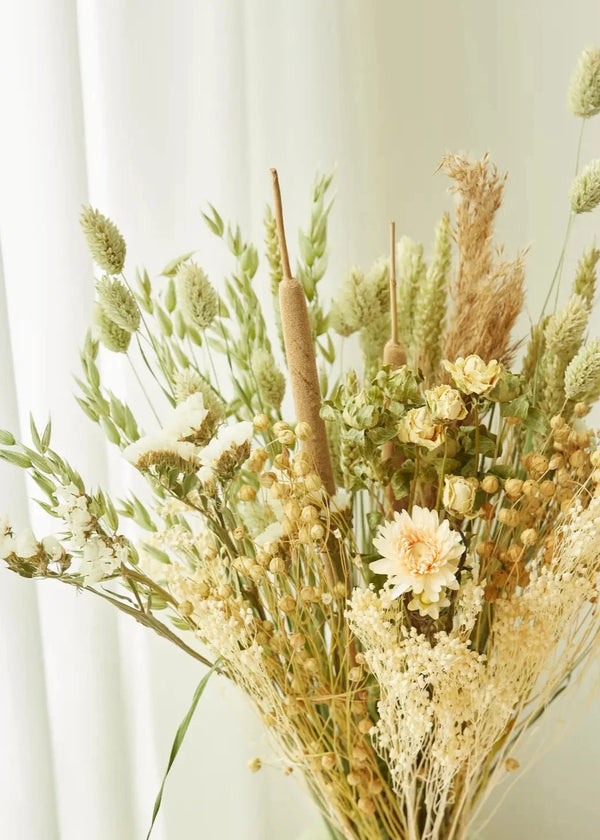 Dried Flowers Natural Field Bouquet In Small