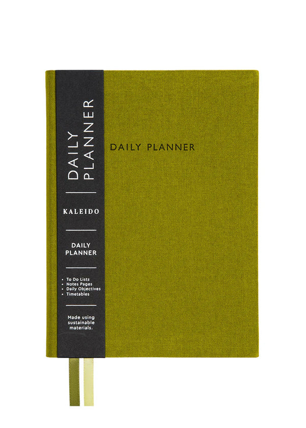 Ohh Deer Daily Planner In Olive Green Fabric