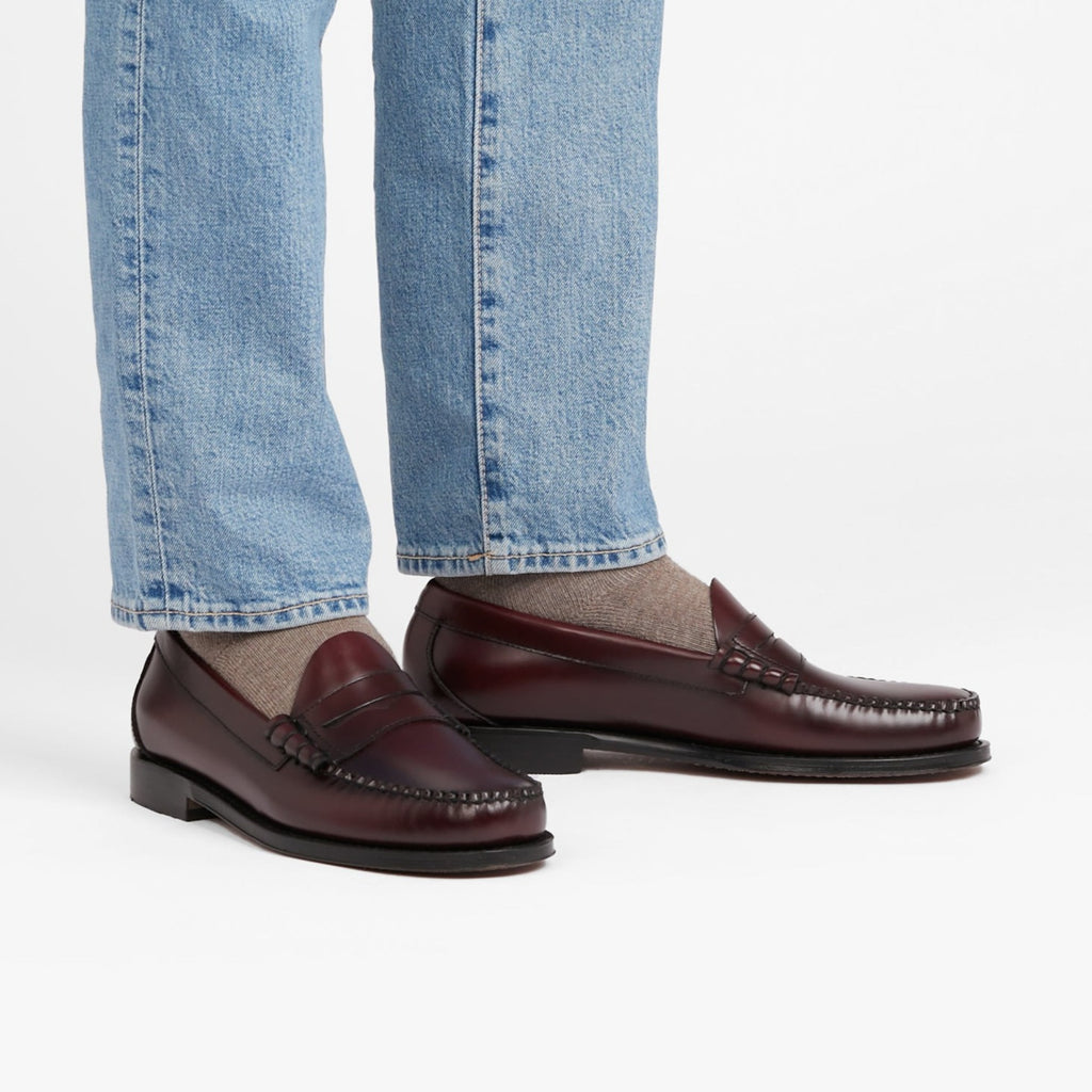 G.H.BASS Weejuns Larson Penny Loafers Wine Leather (mens)G.H.BASS Weejuns Larson Penny Loafers Wine Leather (mens)