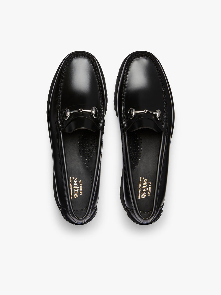 G.H.BASS Weejuns 90s Lianna Horsebit Loafers Black Leather