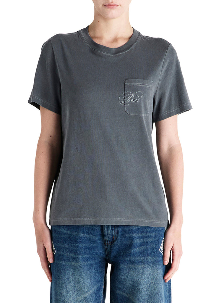 Deus ex Machina Cadillac Tee in Asphalt