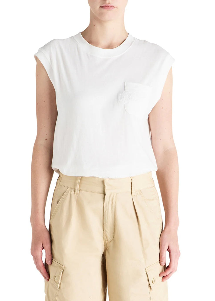 Launderland Tank in Vintage White