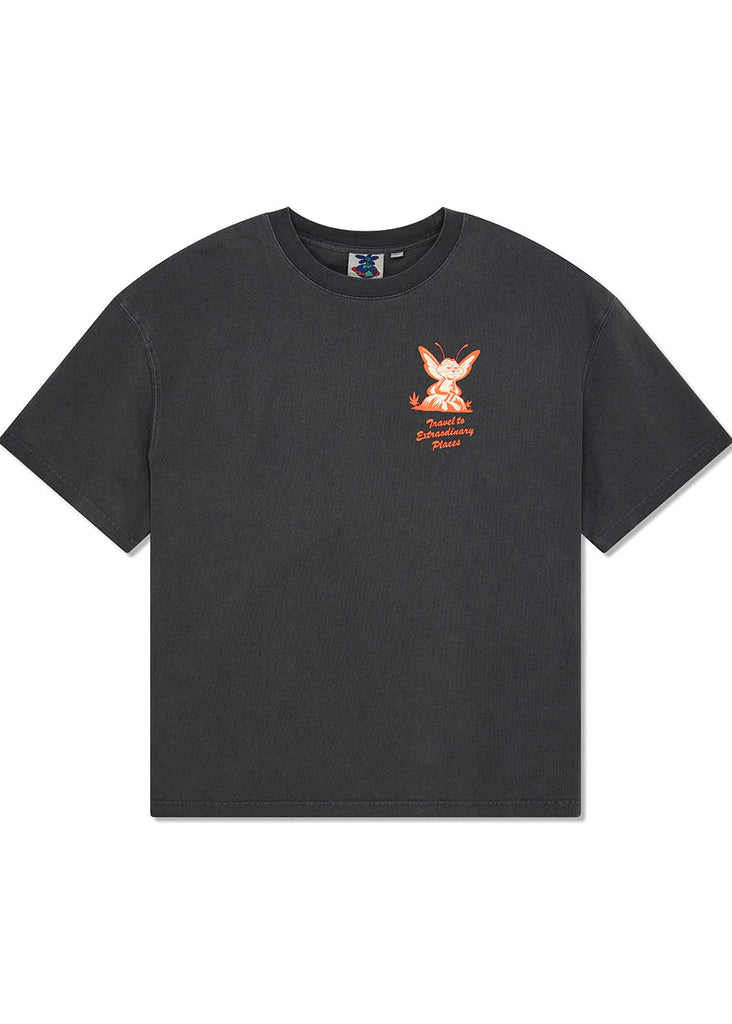 Deus Ex Machina 24 hr Tee in Anthracite