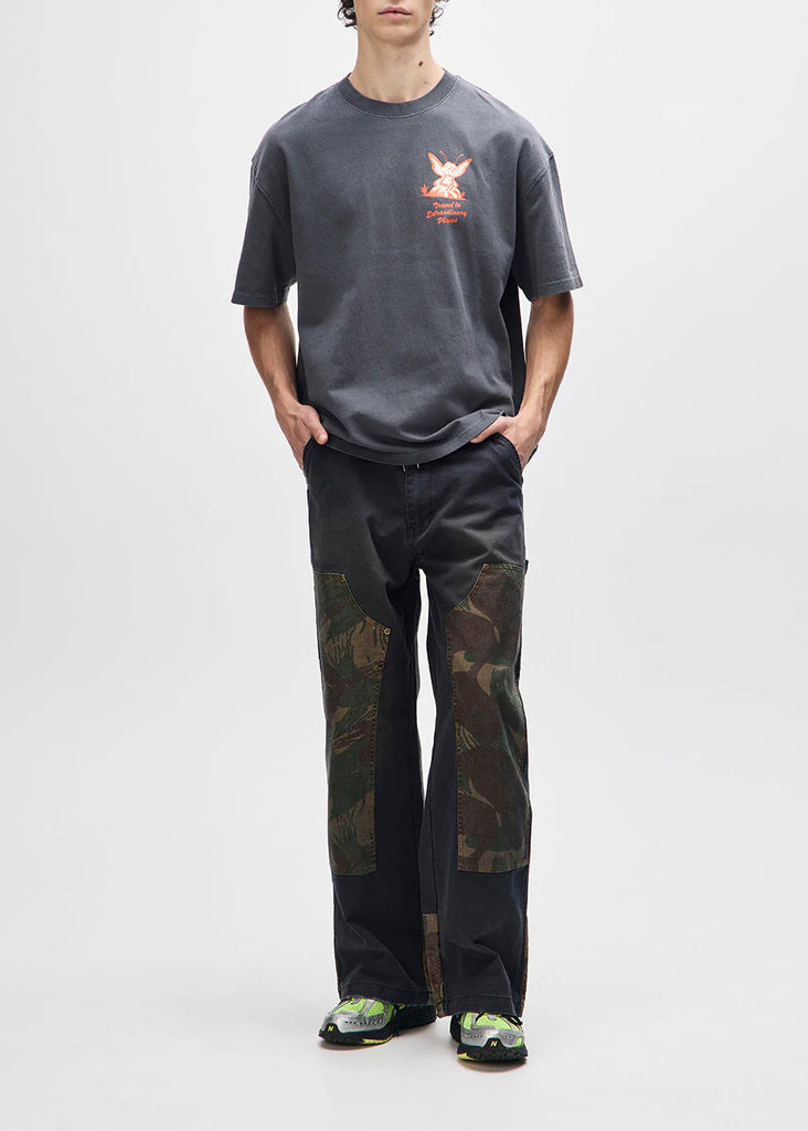 Deus Ex Machina 24 hr Tee in Anthracite