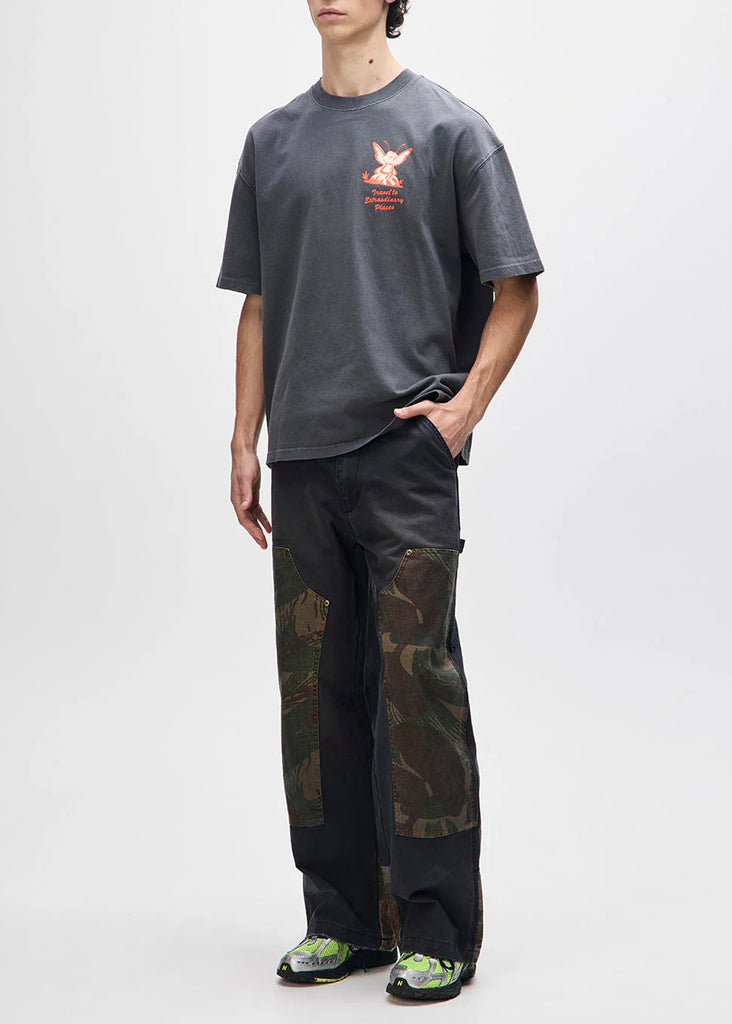 Deus Ex Machina 24 hr Tee in Anthracite