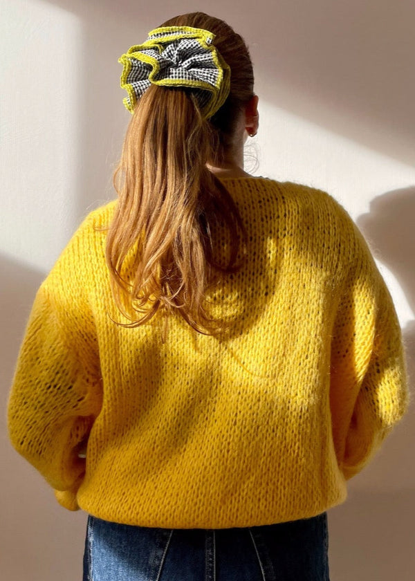 ØST London Smila Cardigan in Mustard