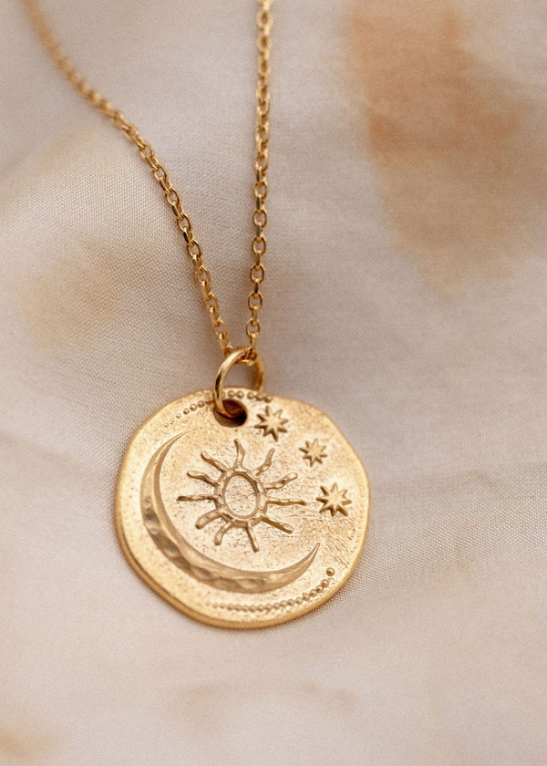 Moon Ray Talisman On Trace Chain