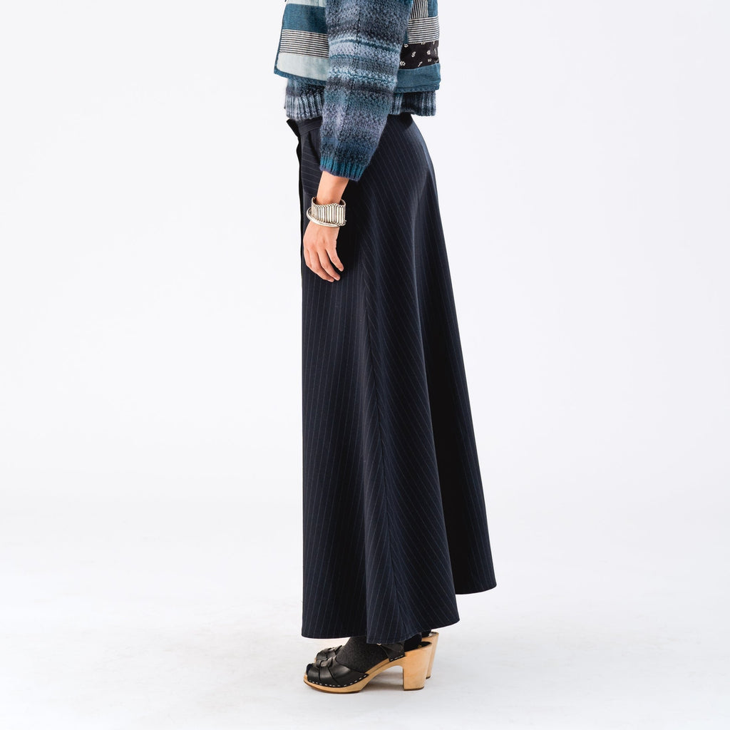 Lollys Laundry EdenLL Maxi Skirt in Dark Navy