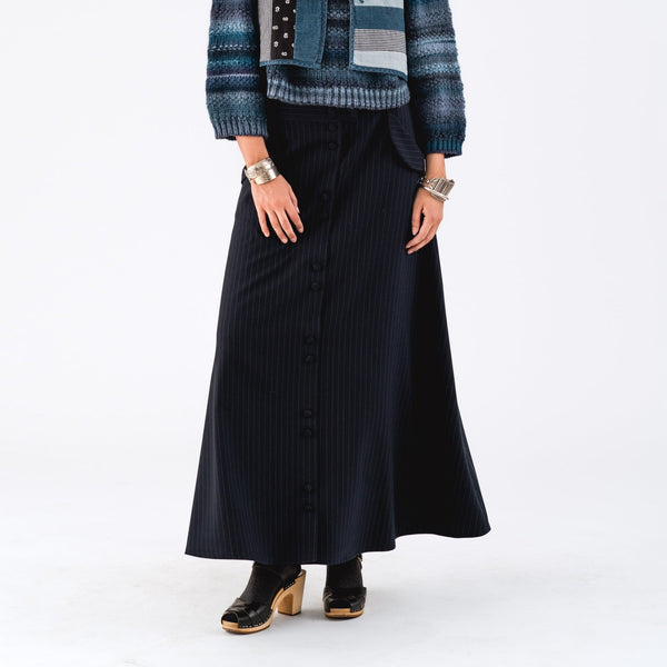 Lollys Laundry EdenLL Maxi Skirt in Dark Navy