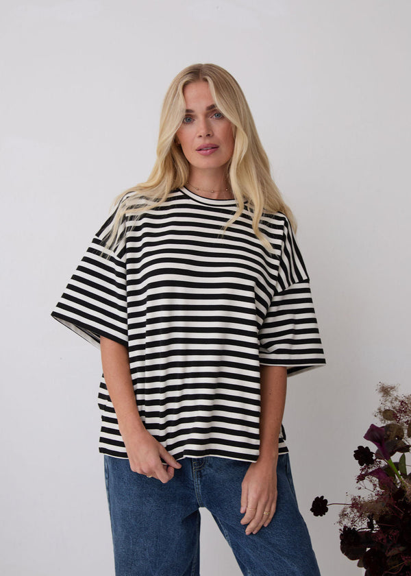 Fika Sara Stripe Supersoft T-shirt