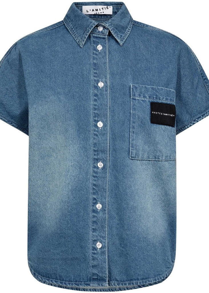 Denim Logo Shirt