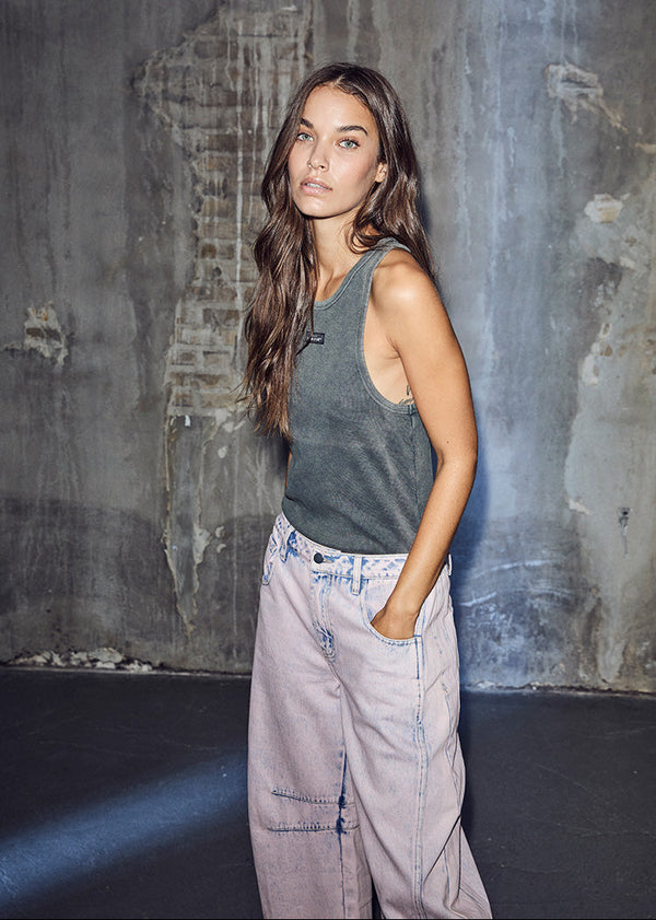 Haute L'Amitié Acid Ribcage Tank