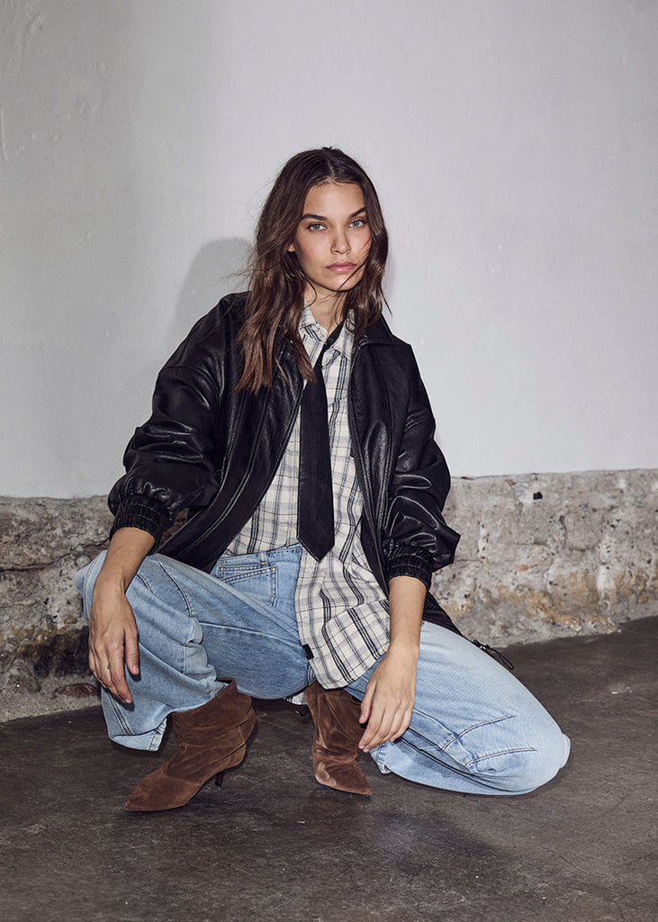 Haute L’Amitie Rizz PU Jacket in Black