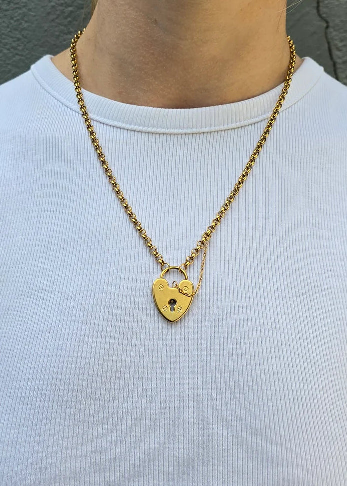 Our Heart Padlock Chain 