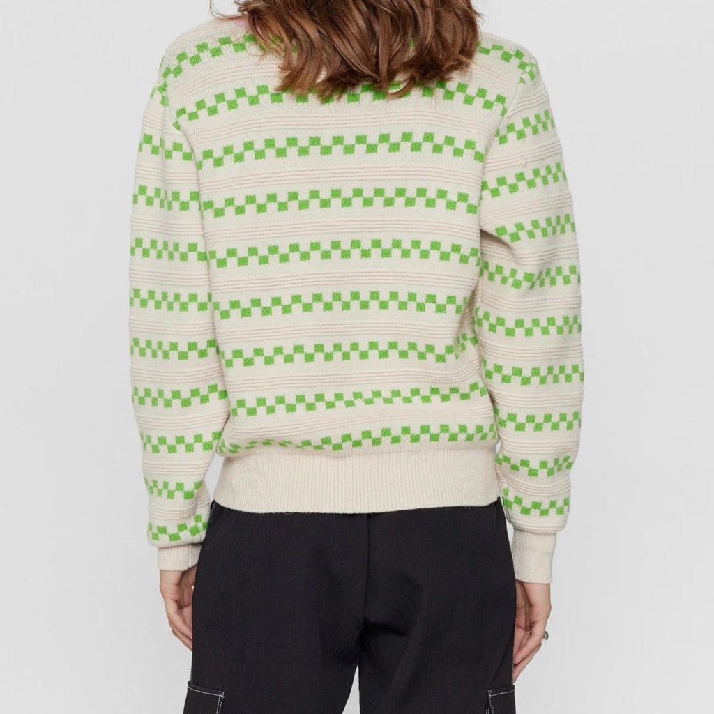 Numph Nutate Pullover in Greenery