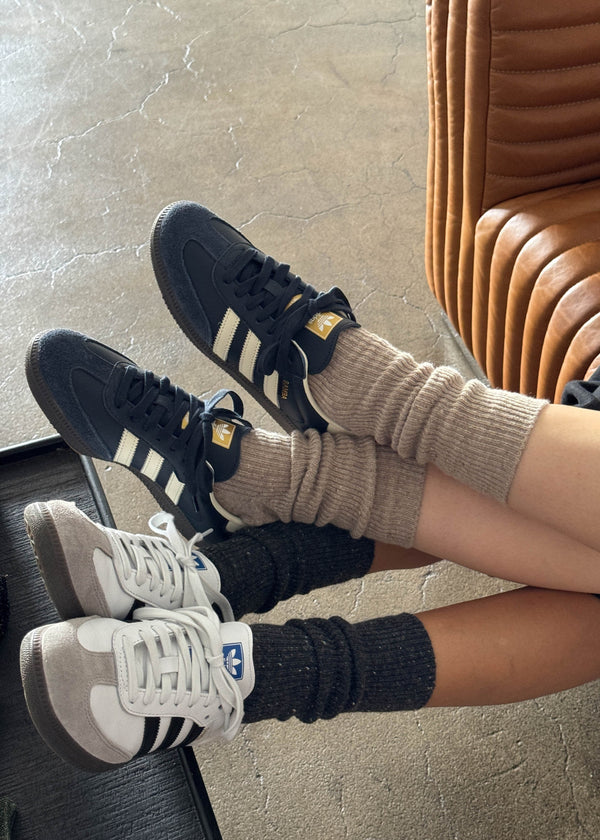 le bon shoppe snow socks tan