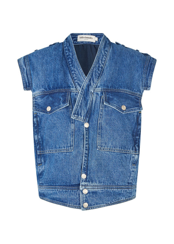 Lollys Laundry Sam Denim Vest&nbsp;